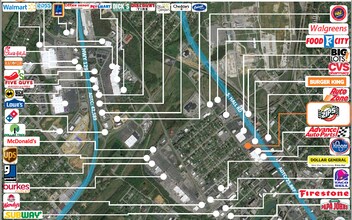 220 South Hall Rd, Alcoa, TN - AERIAL  map view