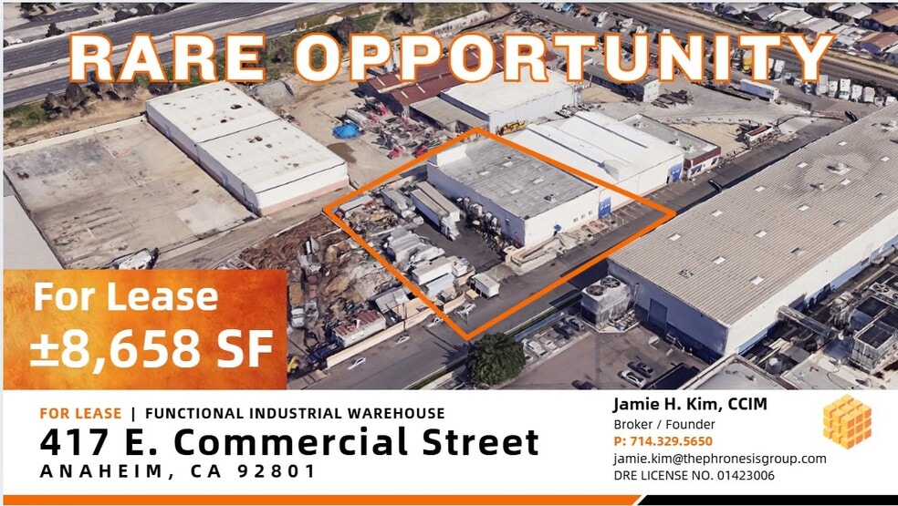 417-421 E Commercial St, Anaheim, CA for lease - Building Photo - Image 1 of 7