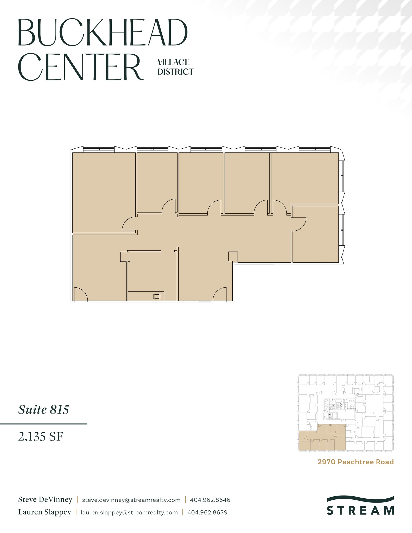 2970 Peachtree Rd NW, Atlanta, GA à louer Plan de site- Image 1 de 1