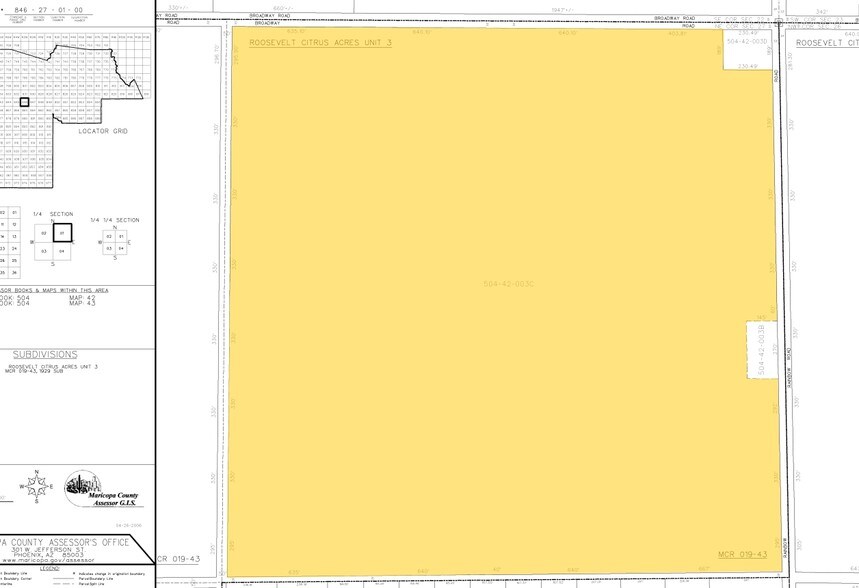 SW Broadway Rd & Rainbow Rd, Buckeye, AZ for sale - Primary Photo - Image 1 of 2