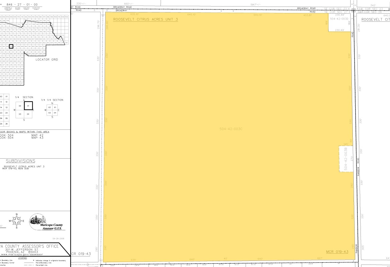 SW Broadway Rd & Rainbow Rd, Buckeye, AZ à vendre Photo principale- Image 1 de 3