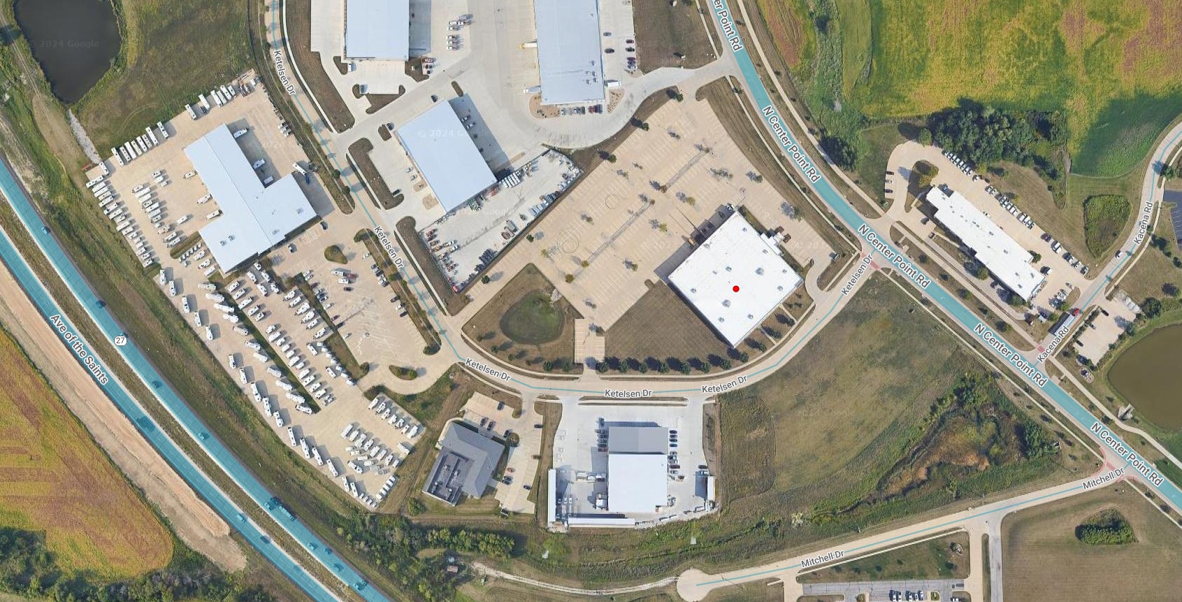 1450 N Center Point Rd, Hiawatha, IA for sale Aerial- Image 1 of 4