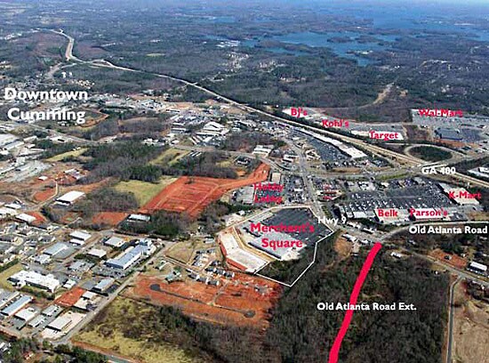 107-133 Merchants Sq, Cumming, GA à louer - Aérien - Image 3 de 12