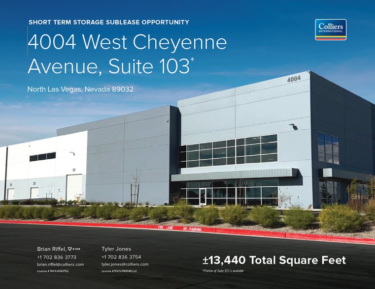 4004 W Cheyenne Ave, North Las Vegas, NV for lease - Building Photo - Image 2 of 9