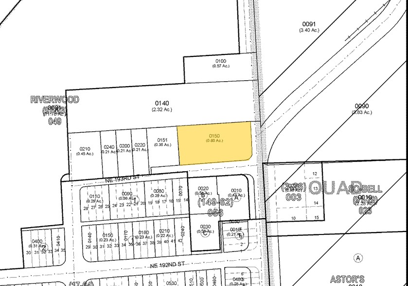 19300 W Dixie Hwy, Miami, FL à louer - Plan cadastral - Image 2 de 10