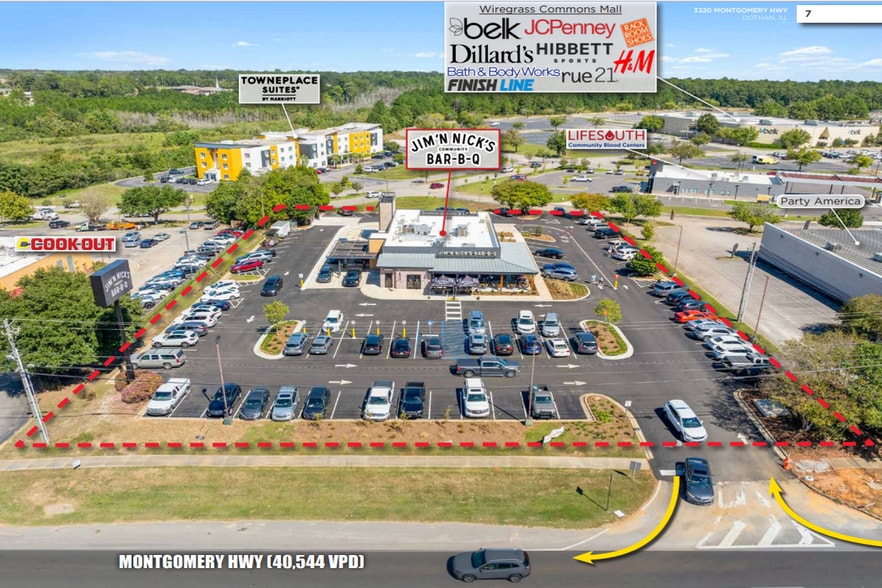 3320 Montgomery Hwy, Dothan, AL for sale - Building Photo - Image 3 of 6