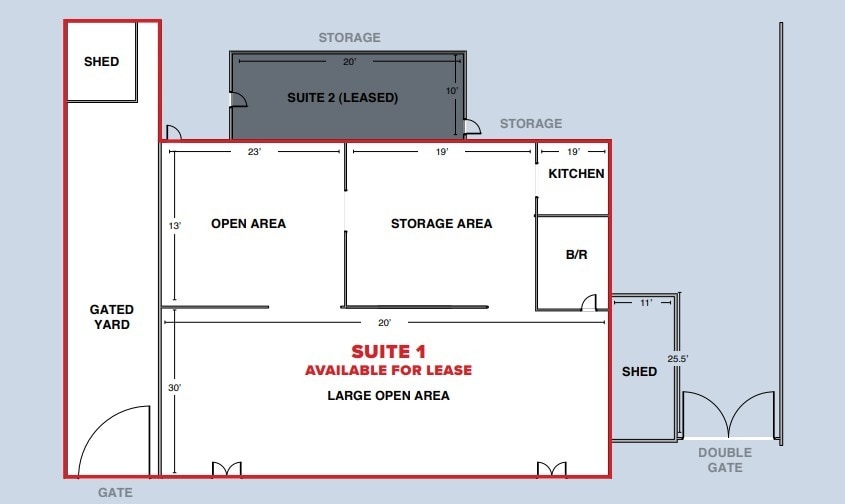 306 S Ironwood Dr, Apache Junction, AZ à louer Plan d’étage- Image 1 de 1