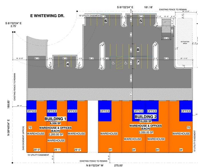 1100 Whitewing Ave, McAllen, TX à louer - Plan de site - Image 3 de 7