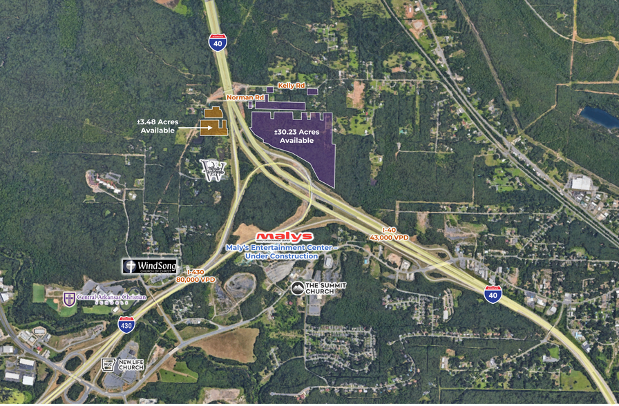 I-40 & Norman Rd, North Little Rock, AR à vendre - Photo du bâtiment - Image 2 de 2