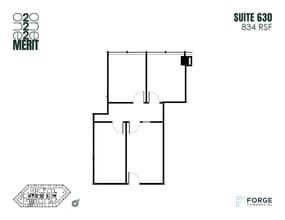 12221 Merit Dr, Dallas, TX à louer Plan d’étage- Image 1 de 1