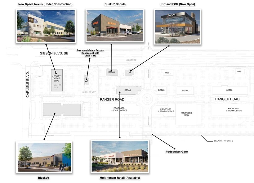 5000 Gibson Blvd, Albuquerque, NM for lease - Site Plan - Image 2 of 8