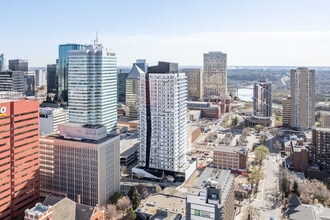 Retail Spaces At Falcon One Tower, Edmonton, AB - Aerial map view