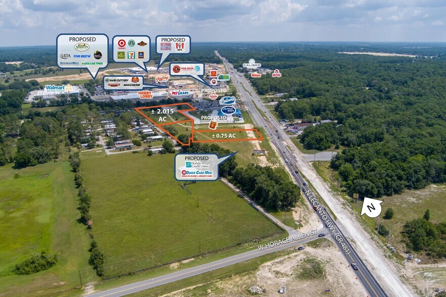 1652 N Lecanto Hwy, Lecanto, FL à vendre - Aérien - Image 2 de 6