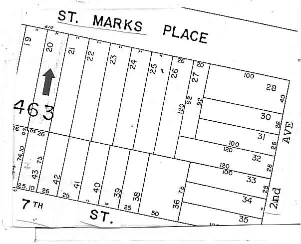 22 St Marks Pl, New York, NY à louer - Plan cadastral - Image 2 de 11
