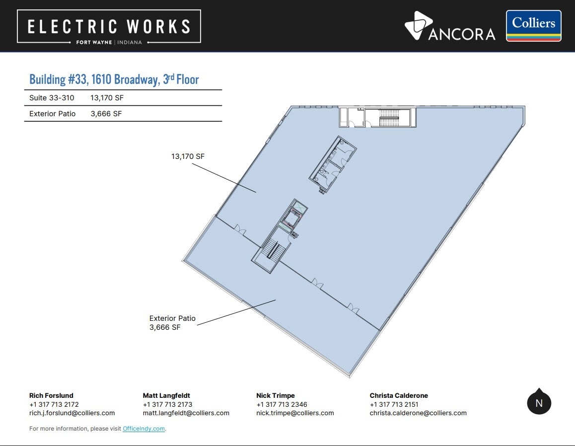 1690 Broadway, Fort Wayne, IN à louer Plan d’étage- Image 1 de 1