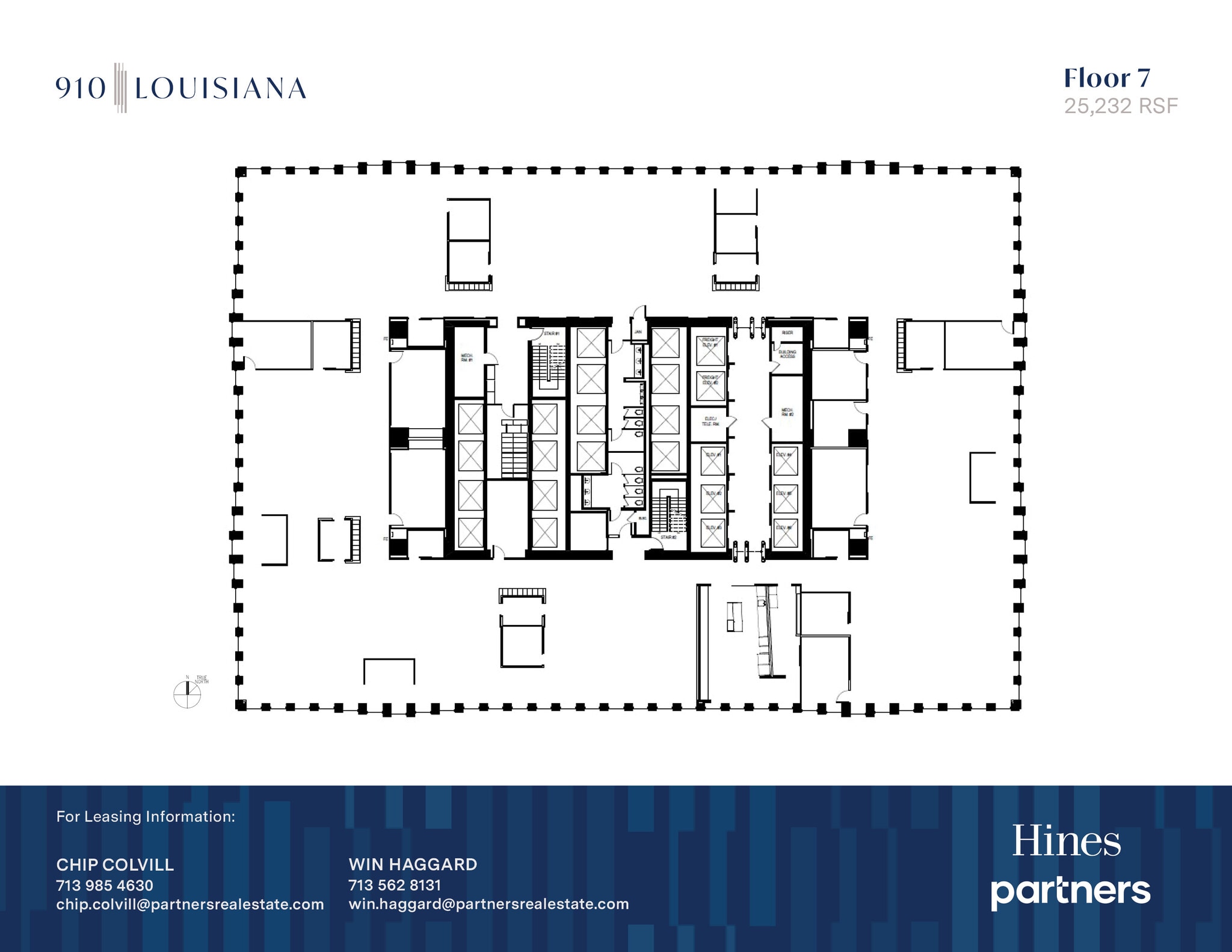 910 Louisiana St, Houston, TX à louer Plan d’étage- Image 1 de 1