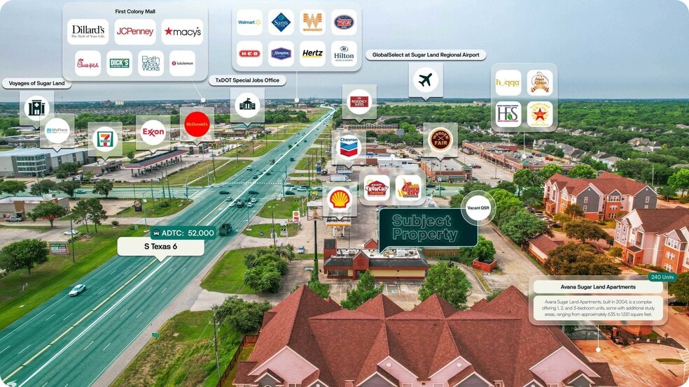 11706 S Highway 6, Sugar Land, TX for sale - Aerial - Image 2 of 2