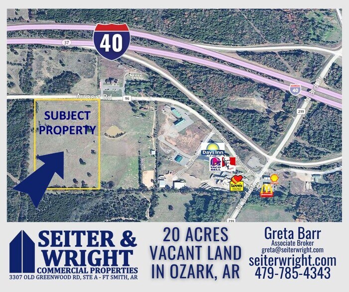 Airport Rd, Ozark, AR à vendre - Photo du bâtiment - Image 1 de 1