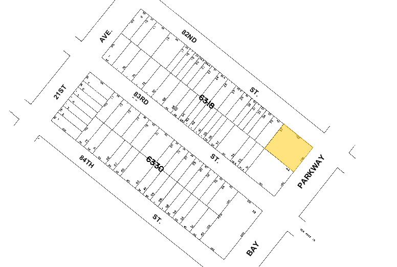 8200 Bay Pky, Brooklyn, NY à vendre - Plan cadastral - Image 1 de 1