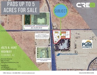 More details for SE Hunt Hwy & Franklin Rd, Florence, AZ - Land for Lease