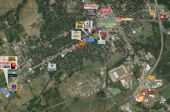 111 W 3rd Ave, Corsicana, TX - Aerial  map view