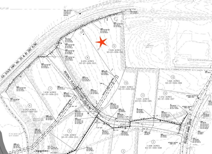 855 Highway 20, Mcdonough, GA à louer - Plan de site - Image 1 de 5