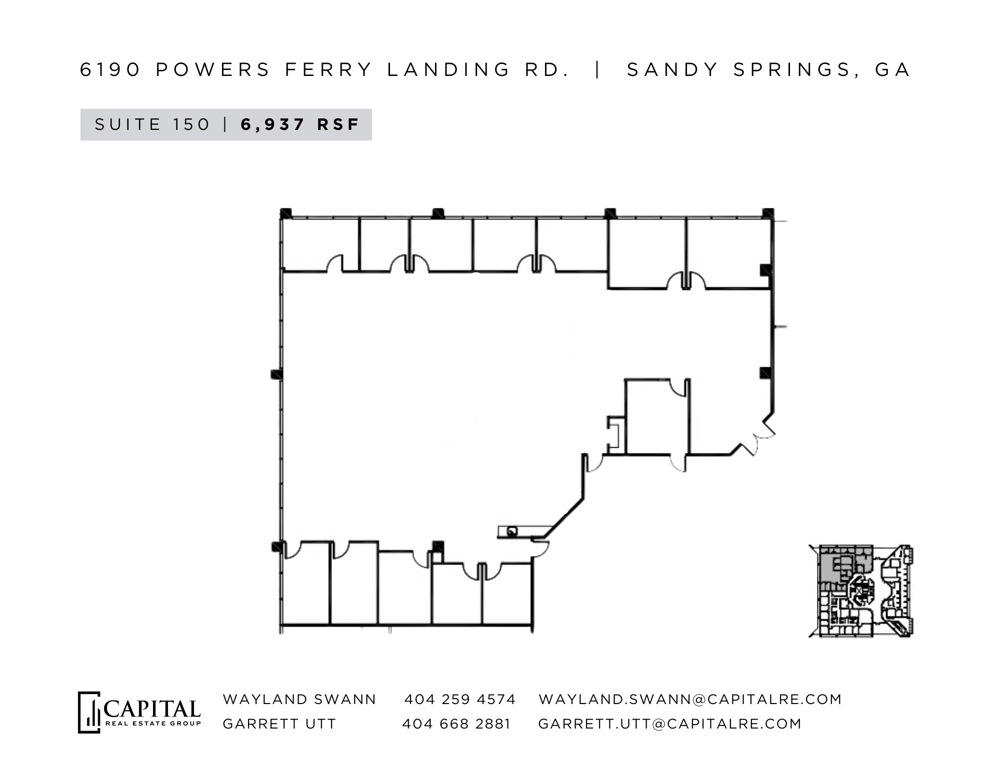 6190 Powers Ferry Landing Rd, Atlanta, GA à louer Plan d’étage- Image 1 de 1