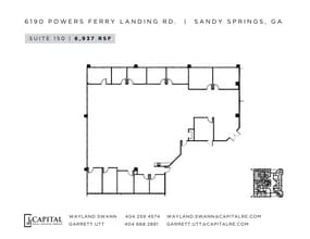 6190 Powers Ferry Landing Rd, Atlanta, GA à louer Plan d’étage- Image 1 de 1