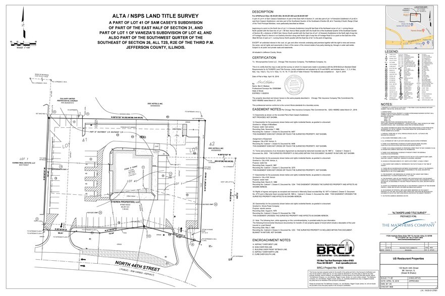 130 N 44th St, Mount Vernon, IL à vendre - Plan de site - Image 2 de 6