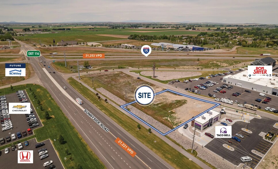 3244 S Fork Blvd, Idaho Falls, ID à louer - Aérien - Image 3 de 5