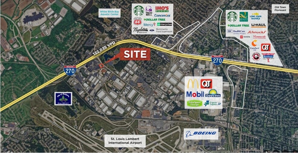 700 James S Mcdonnell Blvd, Hazelwood, MO for lease - Aerial - Image 3 of 10