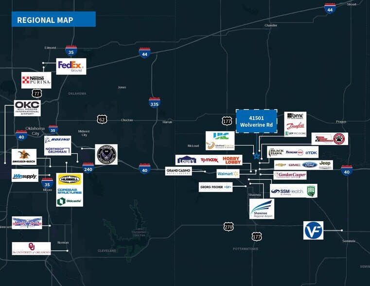 41501 Wolverine Rd, Shawnee, OK à vendre - Aérien - Image 3 de 24