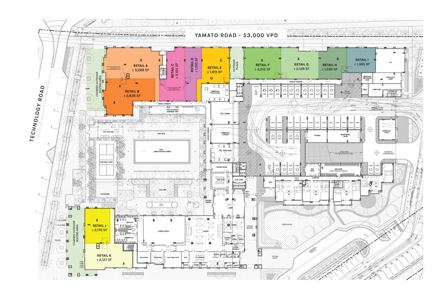 600 W Yamato Rd, Boca Raton, FL à louer - Plan d’étage - Image 3 de 7