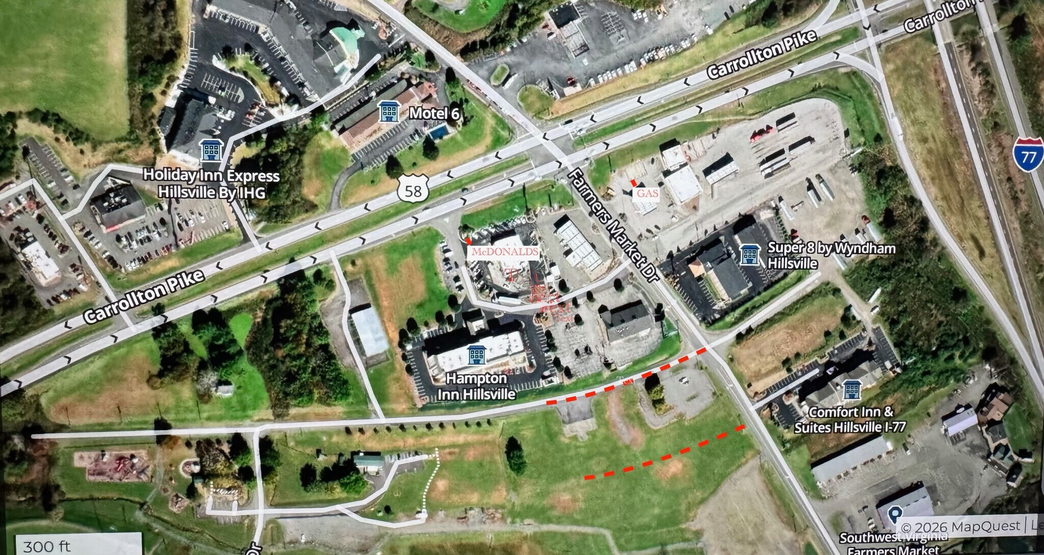 99 Farmers Market Dr, Hillsville, VA for lease Aerial- Image 1 of 6
