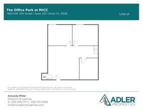 1200 NW 78th Ave, Doral, FL à louer Plan d’étage- Image 1 de 1