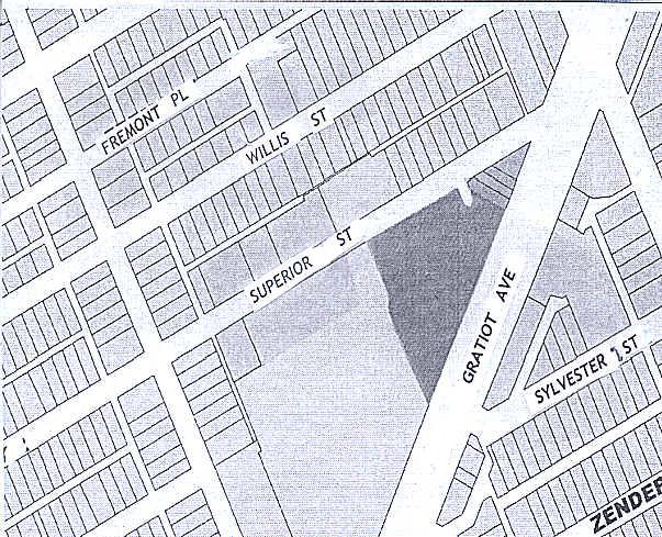 3641-3745 Gratiot Ave, Detroit, MI for lease - Plat Map - Image 2 of 6