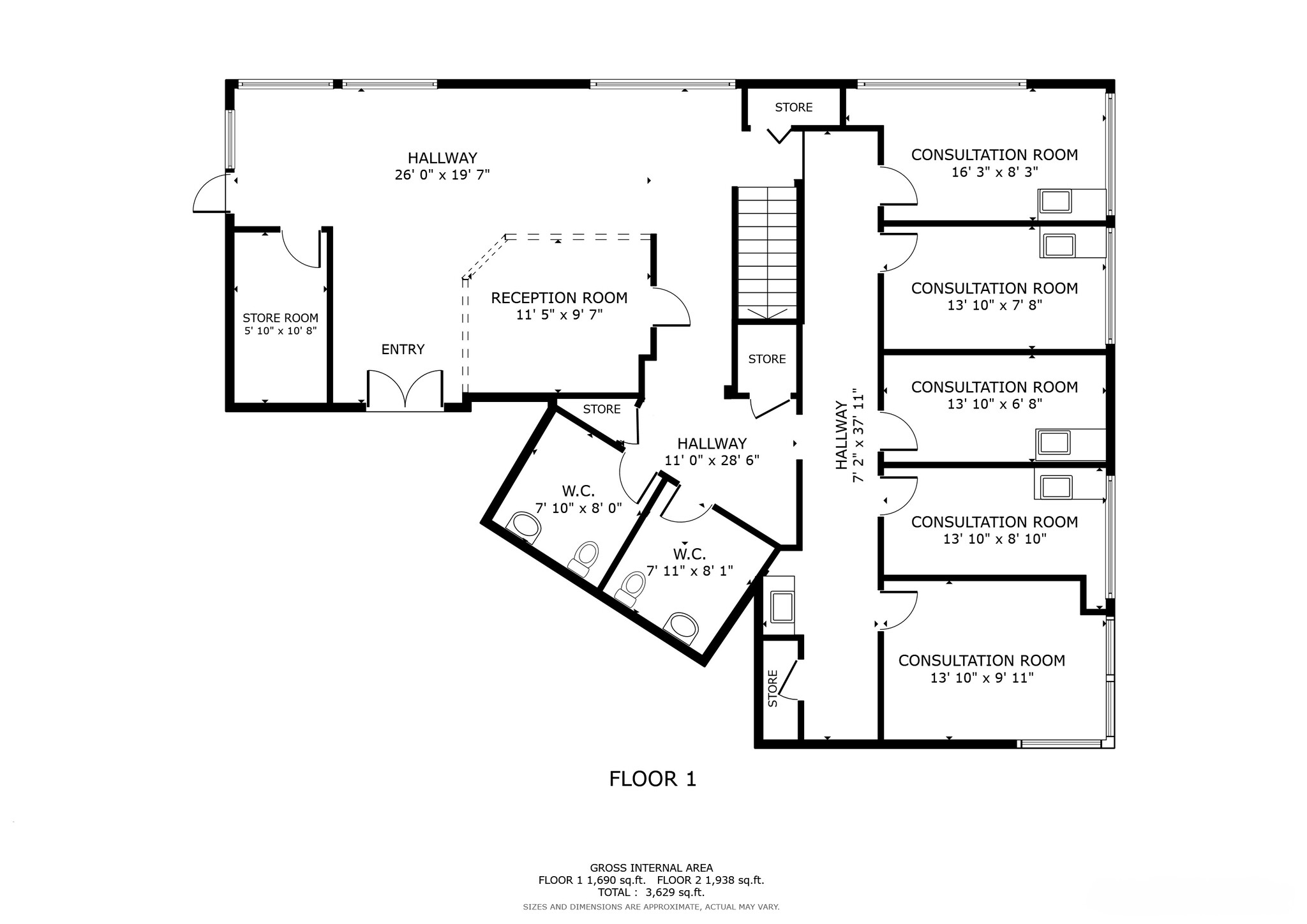 515 Michigan Blvd, West Sacramento, CA à louer Plan d’étage- Image 1 de 1