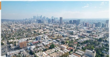 127 S St Andrews Pl, Los Angeles, CA - Aerial  map view