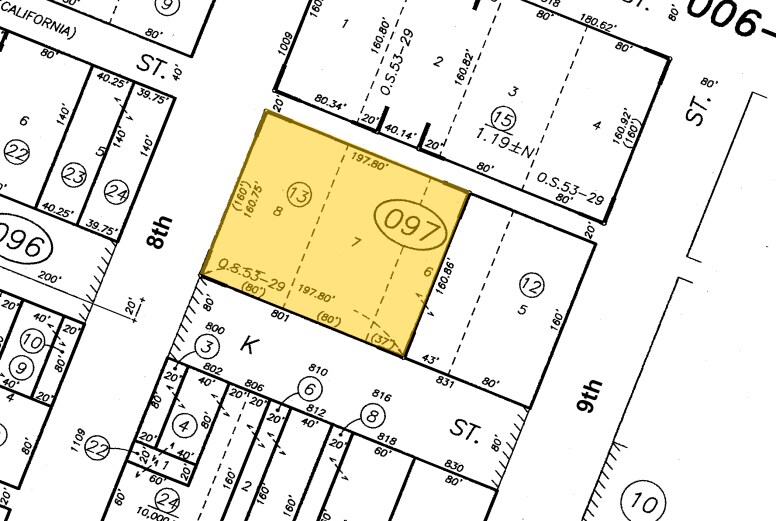 801 K St, Sacramento, CA à louer - Plan cadastral - Image 2 de 54