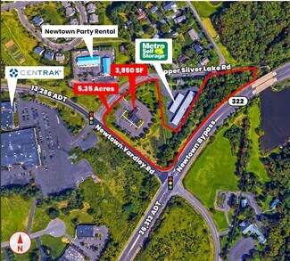 Plus de détails pour 90 Silver Lake Rd, Newtown, PA - Commerce de détail à louer