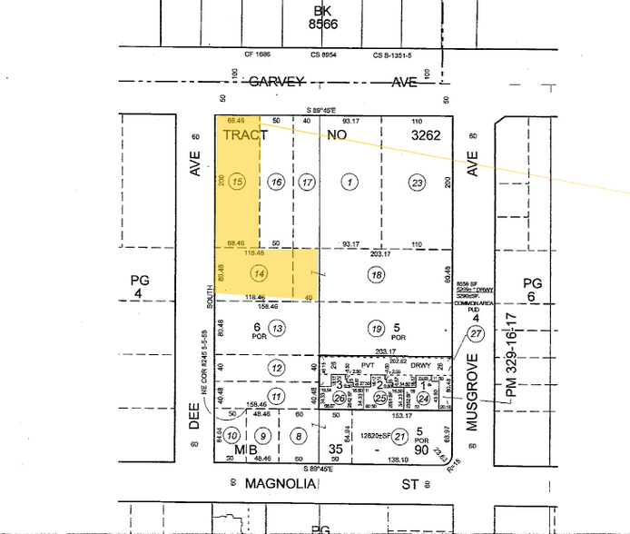 11400 Garvey Ave, El Monte, CA à vendre - Plan cadastral - Image 3 de 5