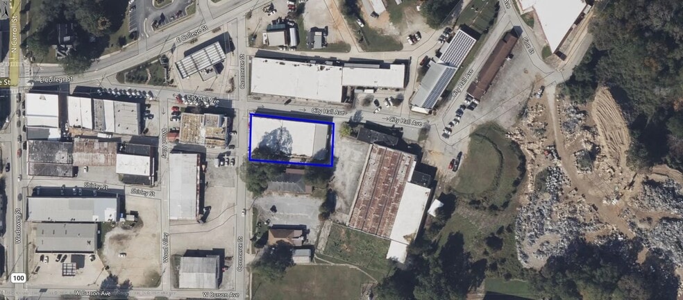 140 City Hall Ave, Bowdon, GA for lease - Aerial - Image 3 of 3