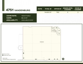 3917 E Lone Mountain Rd, North Las Vegas, NV à louer Plan d’étage- Image 1 de 1