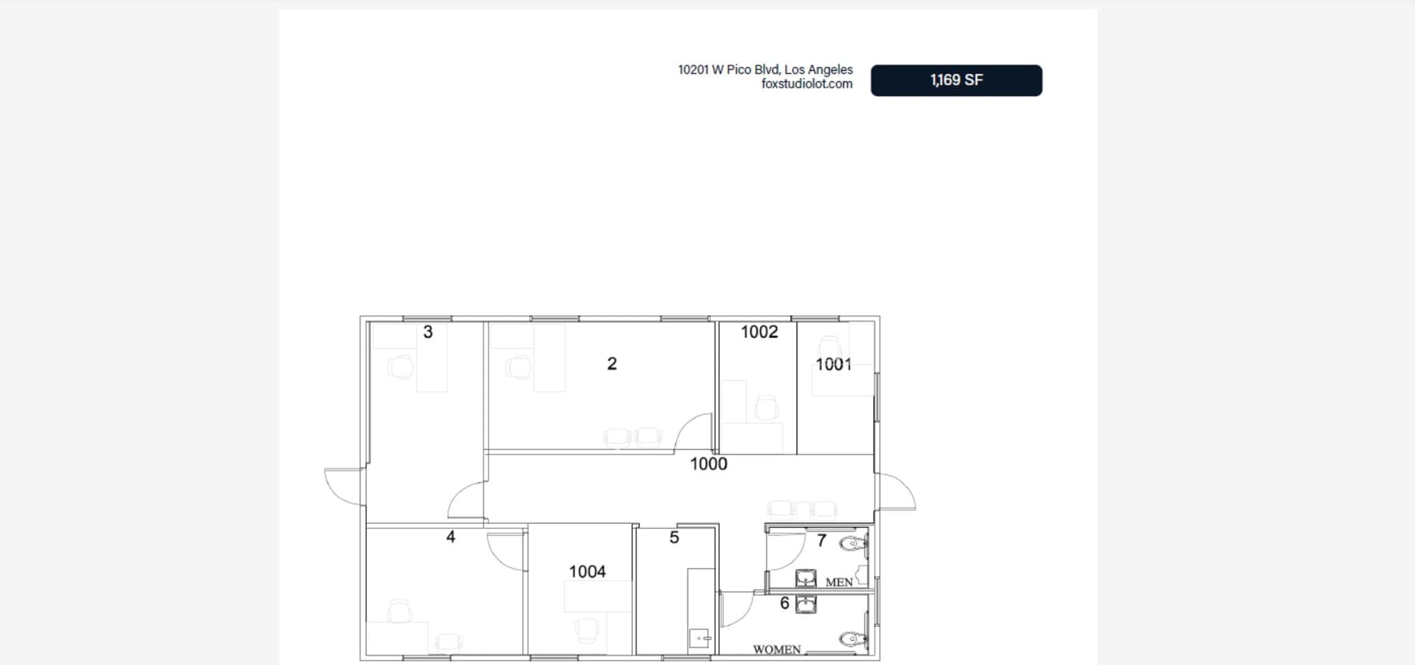 10201 W Pico Blvd, Los Angeles, CA for lease Floor Plan- Image 1 of 1