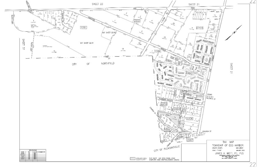 6814 Tilton Rd, Egg Harbor Township, NJ à louer - Plan cadastral - Image 2 de 2