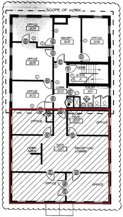 27 W Jefferson St, Rockville, MD for lease Floor Plan- Image 1 of 1