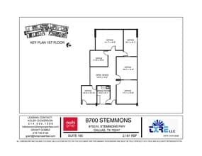 8700 N Stemmons Fwy, Dallas, TX for lease Floor Plan- Image 1 of 1