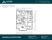 Magnolia Office Park_FloorPlan Building 4_Suite B_(1,512)SF