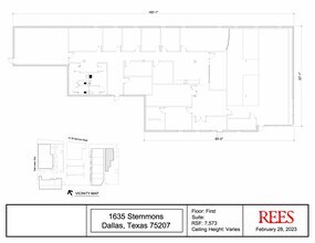 1635 N Stemmons Fwy, Dallas, TX à louer Plan de site- Image 1 de 1