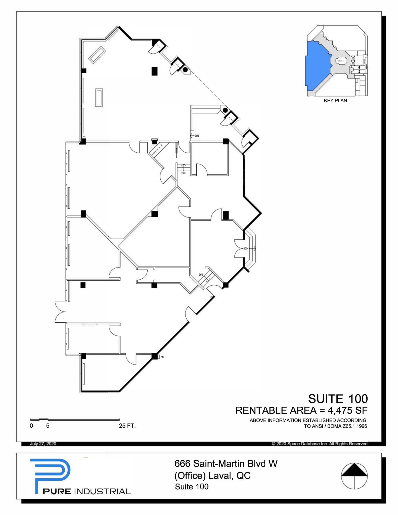 666 Boul Saint-Martin O, Laval, QC à louer Plan de site- Image 1 de 1